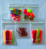 Micro Hoochie Starter Kit- (2 each of our top 5 selling colors) $14.95 While Supplies Last