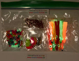 Micro Hoochie Starter Kit- (2 each of our top 5 selling colors) $14.95 While Supplies Last