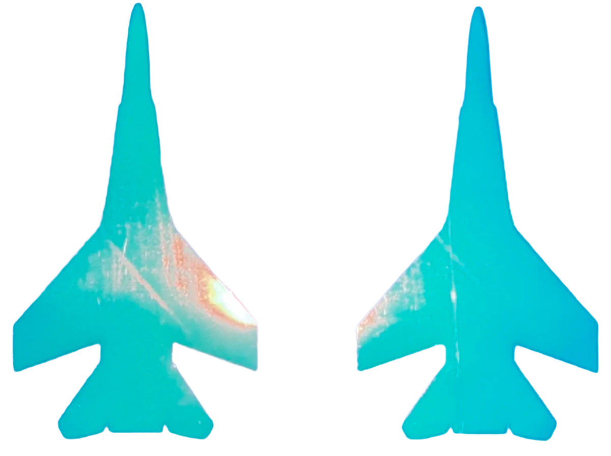 KOKOPROS® Mystic Opal jet stickers for jet dodgers, twin pack, alternate view 2