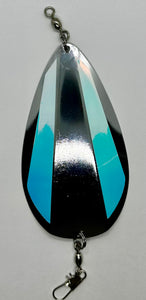 Jet Dodger -  - Kokopros Silver Jet Dodger with Mystic Opal Sidebars- *Special Introductory Prices, $6.95