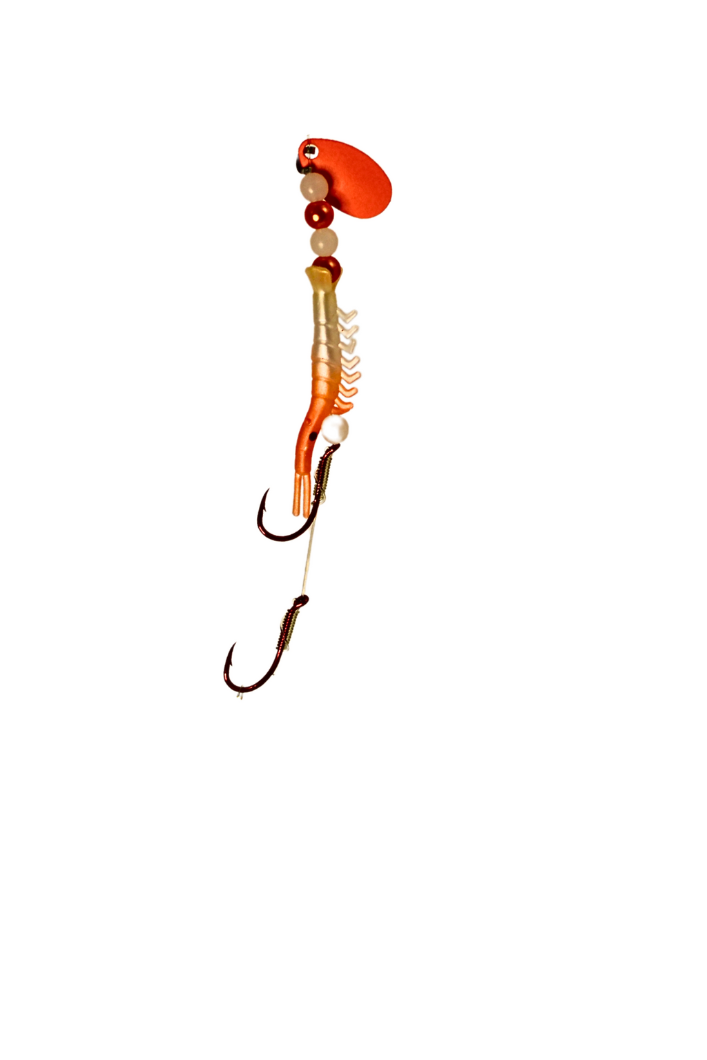 KOKOPROS® ready-to-fish shrimp 10-pack, Orange and White shown