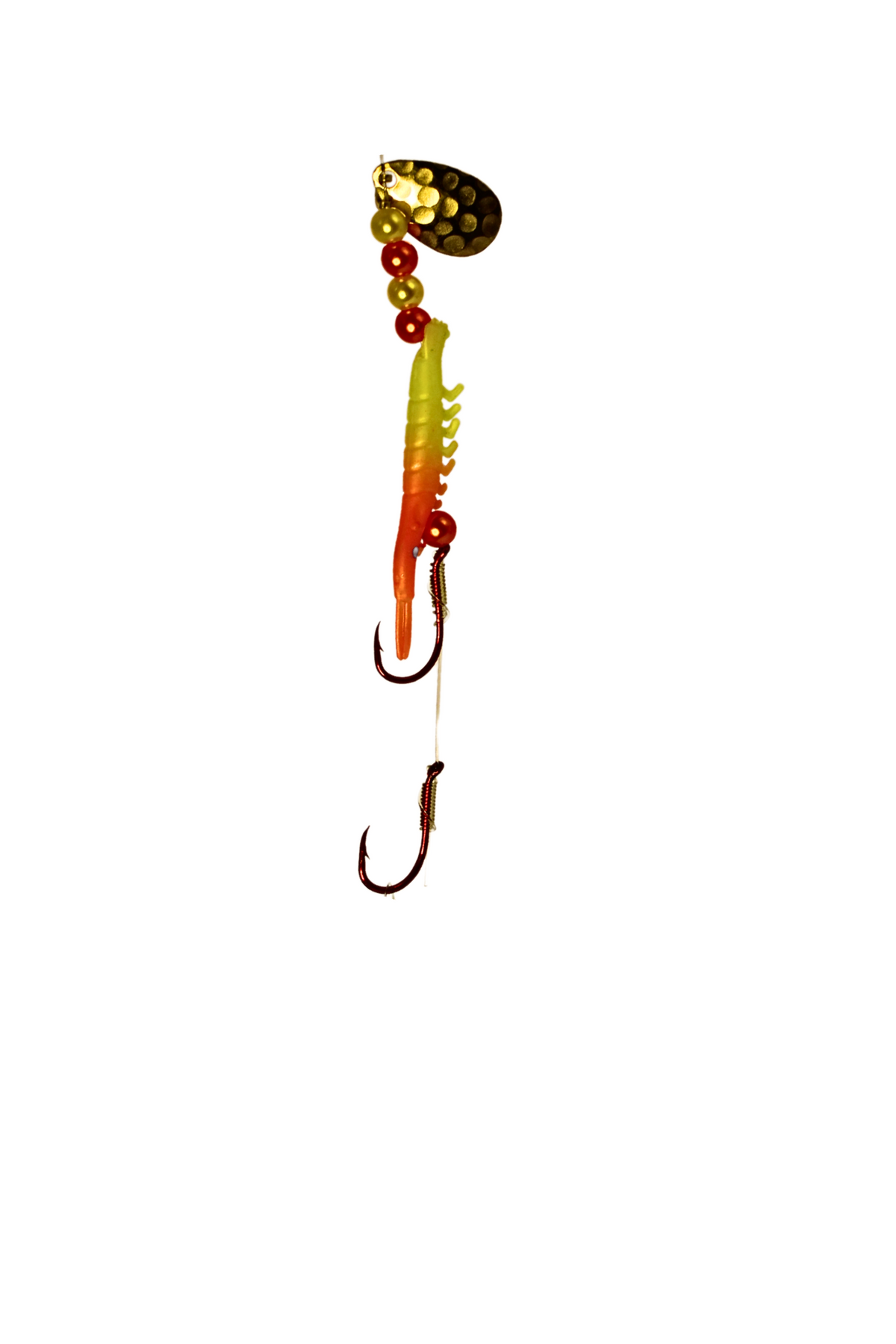 KOKOPROS® ready-to-fish shrimp 10-pack, Orange and Yellow shown