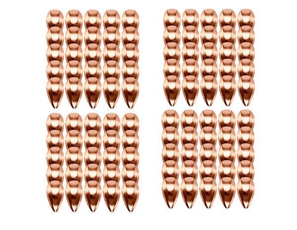 KOKOPROS® JET Dodger, Blanks Silver, Copper or Gold  Color (100PK) 4 1/2- inch