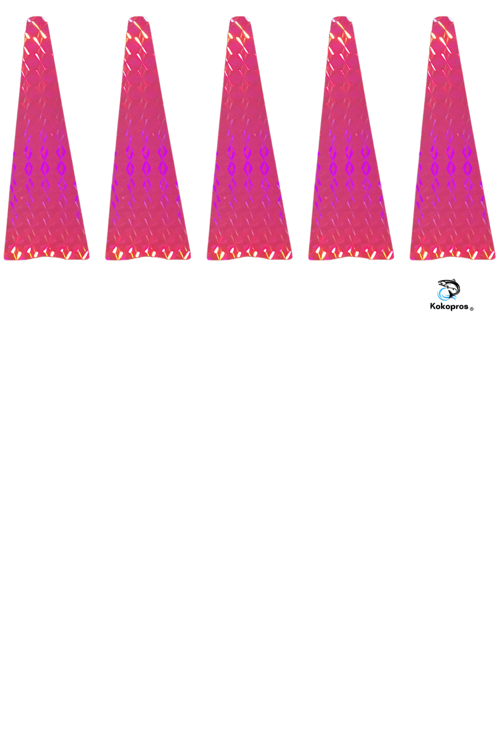 KOKOPROS® stickers for jet dodger center console, 5-pack, Pink shown
