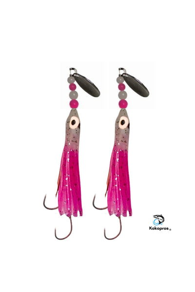 KOKOPROS® Hoochies Luminous Micro Hoochies 10 Pack 4.5 cm