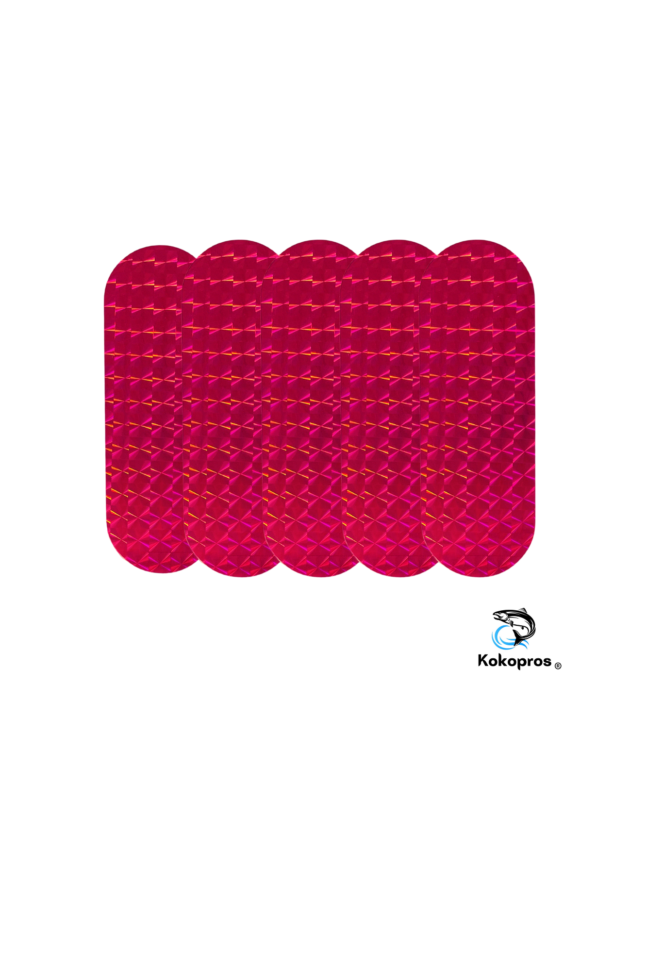 Stickers -KOKOPROS ® Hot Pink Stickers for 4 3/4-inch Skateboard Dodgers (5 pack)