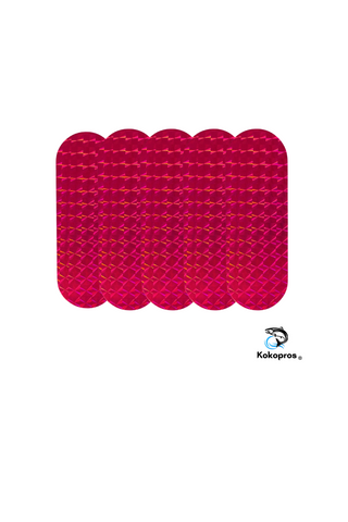 Stickers -KOKOPROS ® Hot Pink Stickers for 4 3/4-inch Skateboard Dodgers (5 pack)