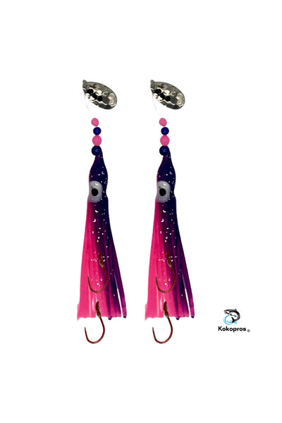 KOKOPROS® Hoochies Luminous Micro Hoochies 10 Pack 4.5 cm