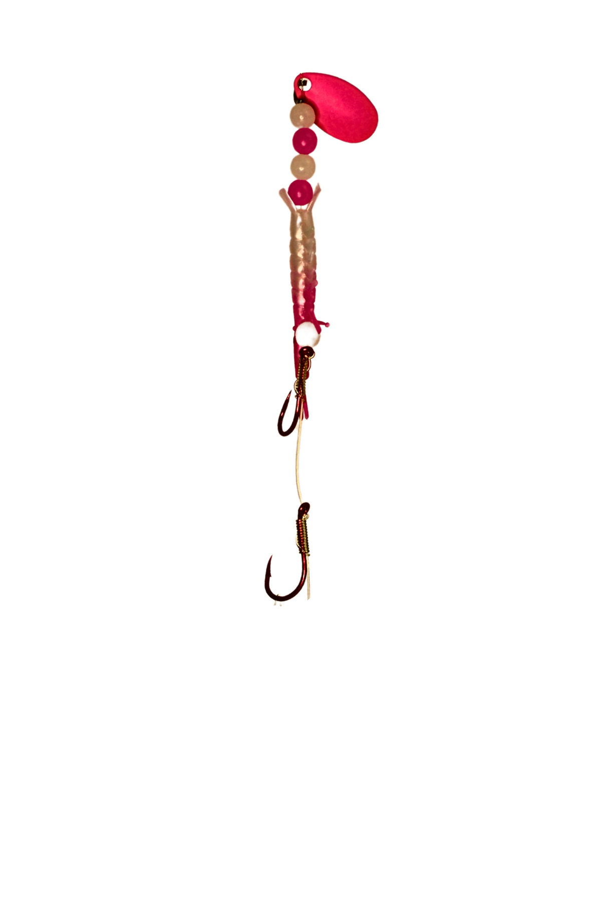 KOKOPROS® ready-to-fish shrimp 10-pack, Pink and White shown
