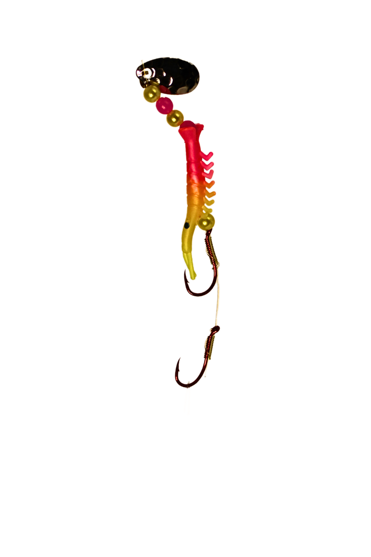 KOKOPROS® ready-to-fish shrimp 10-pack, Pink and Yellow shown