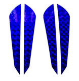 Kokopros Sidebar Reflective Flash Stickers for Kokopro Jet Dodgers- Bright Purple- Twin Packs