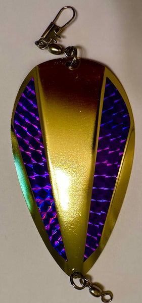 Jet Dodger - Kokopros Golden Jet Dodgers with Purple Reflective Sidebars- *Introductory Prices at $6.95