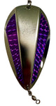 Kokopros Silver jet Dodger with Purple Sidebars- Introductory Price $6.95