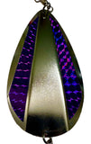 Kokopros Silver jet Dodger with Purple Sidebars- Introductory Price $6.95