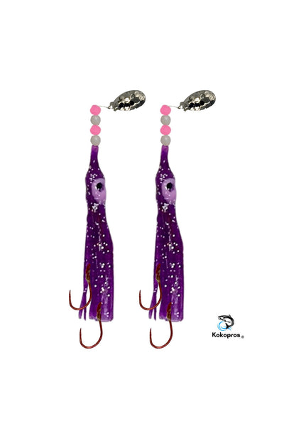 KOKOPROS® Hoochies Luminous Micro Hoochies 10 Pack 4.5 cm