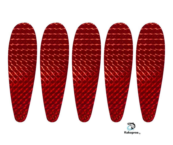 Stickers - KOKOPROS ® ** (CHOOSE YOUR COLORS HERE FOR A QUICK SELECTION).  Stickers for 5 1/2-inch Teardrop Flashers (5 pack)