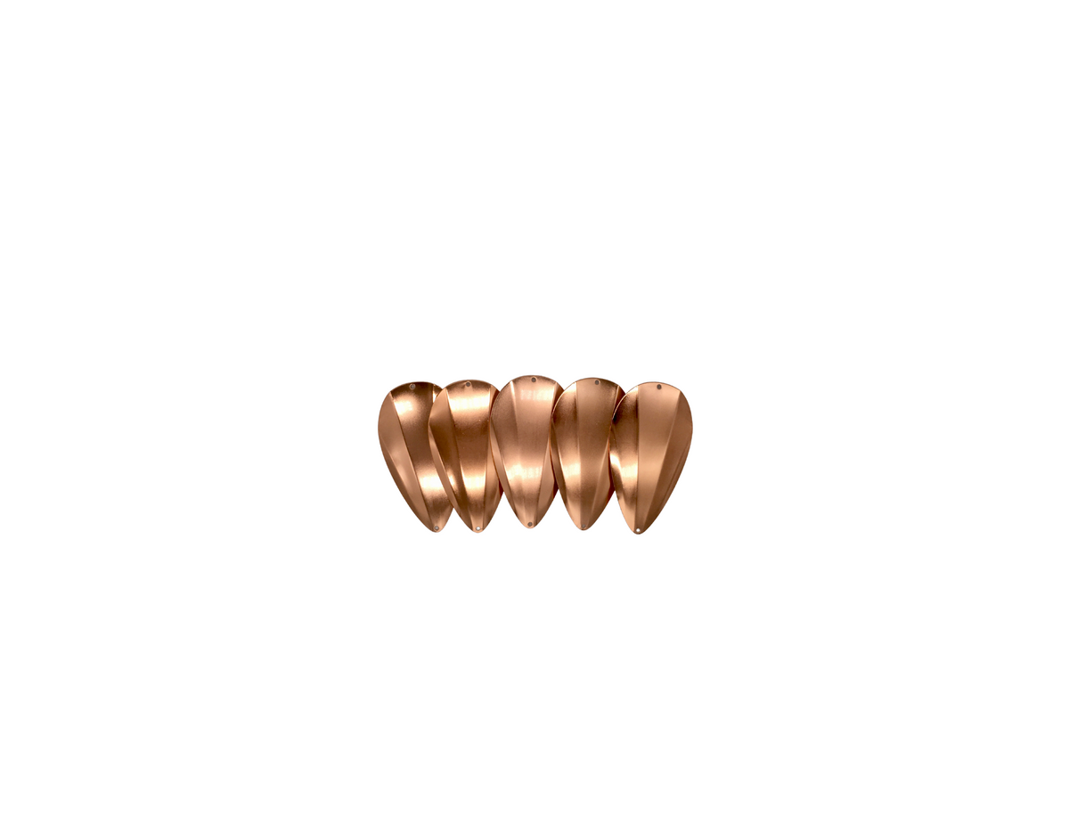 KOKOPROS® copper jet dodger blanks, 5-pack