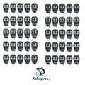 KOKOPROS® dimple jet dodger blanks in silver, gold and copper, 4 1/2-inch, 50-pack