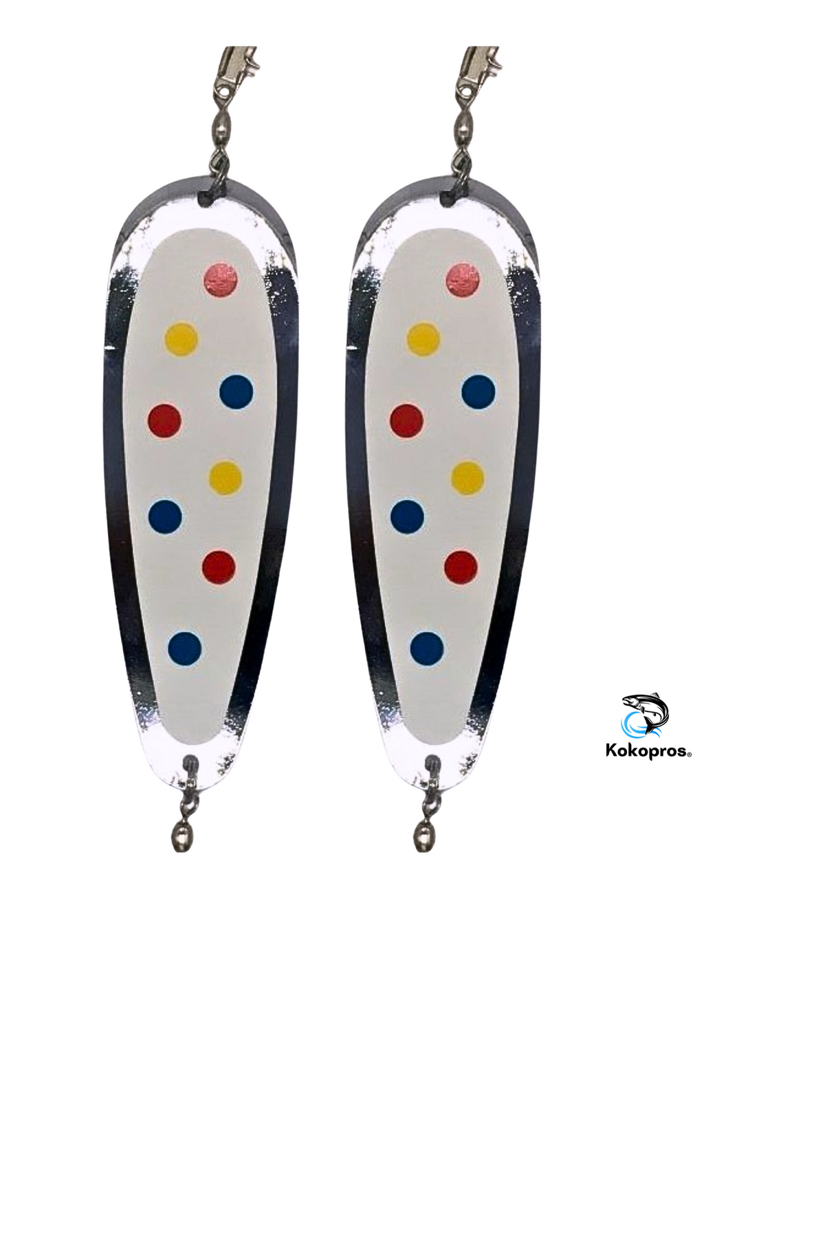 KOKOPROS® Wonder finished teardrop flashers, 5 1/2-inch, 2-pack, alternate view