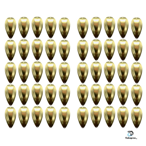 KOKOPROS ® JET Dodger,  (GOLD,) Blanks (50PK) 4 1/2 inch