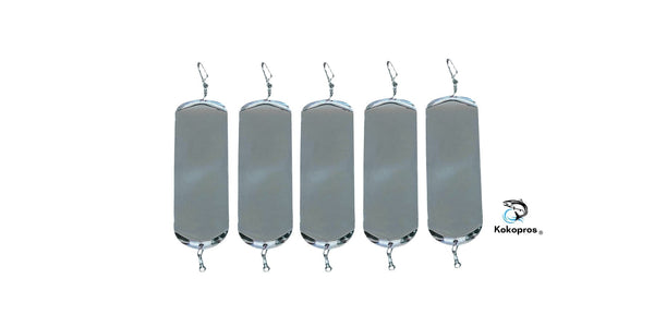 Dodger - Skateboard Dodgers - 6 inches"- Silver - 5PK