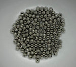 100- Premium Glossy Silver 5mm Beads (also available in 50 packs)
