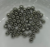 50- Glossy Silver 5mm Beads (adding this item won't change your shipping cost)