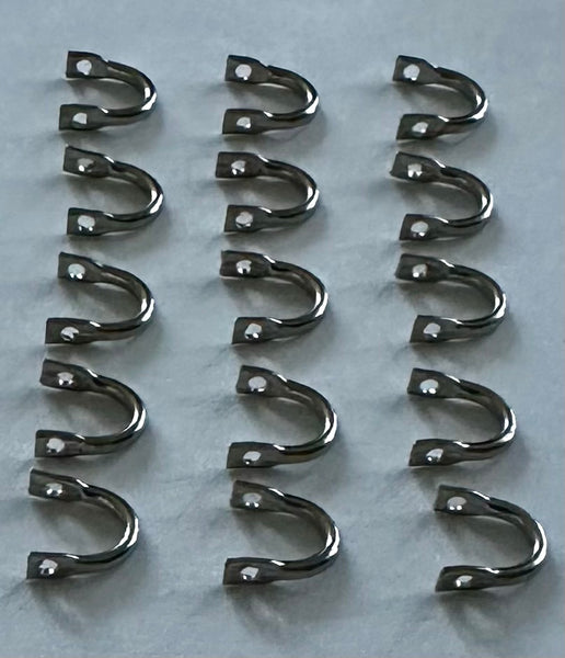 Clevis - 100- Size 3 Silver Stirrup Clevis 'Regularly Priced at $4.95 On Sale for a Limited Time $3.50