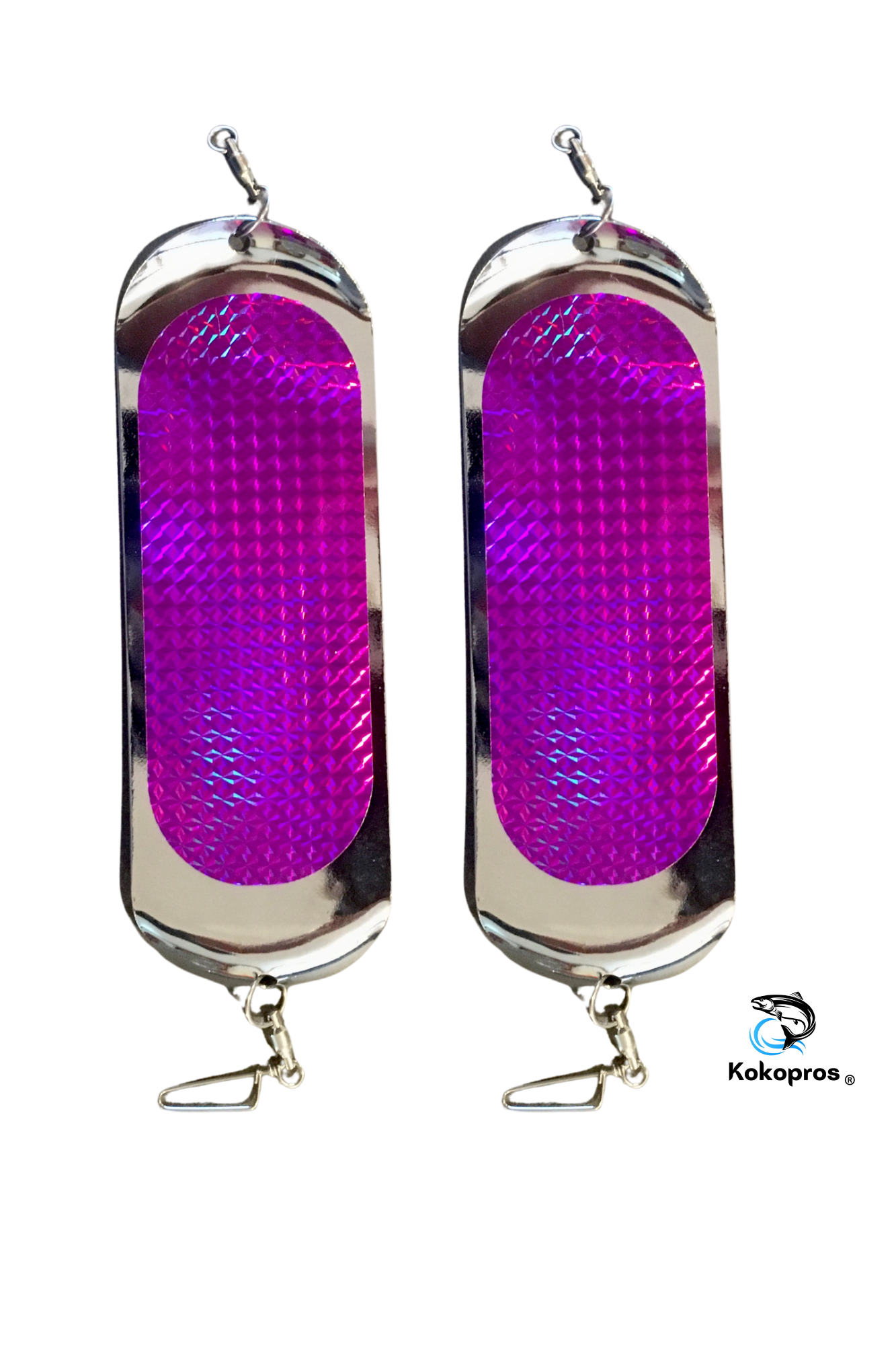 KOKOPROS ® Salmon Fishing Flasher 8 1/2 in  2 PK