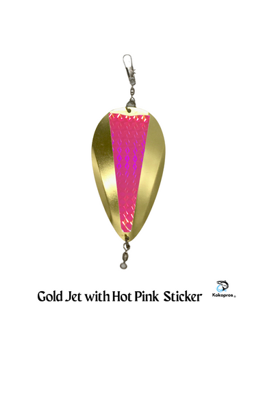Jet Dodger - KOKOPROS® ** (Gold)** Jet Dodger with Center Console Sticker **Choose your Color**