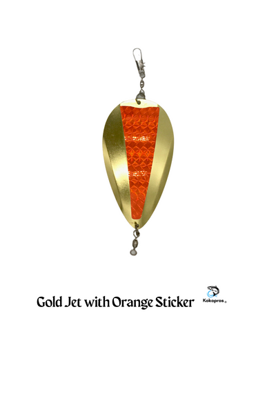 Jet Dodger - KOKOPROS® ** (Gold)** Jet Dodger with Center Console Sticker **Choose your Color**