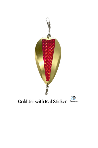 Jet Dodger - KOKOPROS® ** (Gold)** Jet Dodger with Center Console Sticker **Choose your Color**