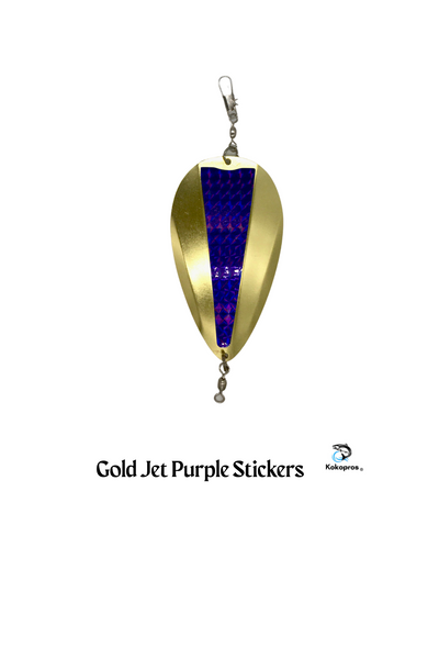 Jet Dodger - KOKOPROS® ** (Gold)** Jet Dodger with Center Console Sticker **Choose your Color**