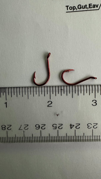 Hooks - Size 4 Pre-Tied Red Octopus Hooks 10- packs (Adding this item to your main order, won’t change shipping cost)