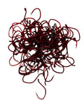 KOKOPROS® red sickle hooks, size 4, 100-pack, pile