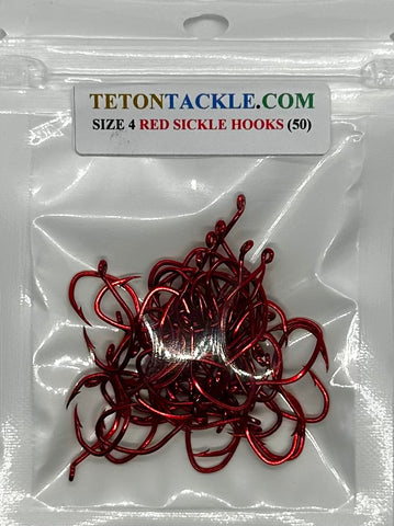 Red Sickle Size 4- 50 Pack