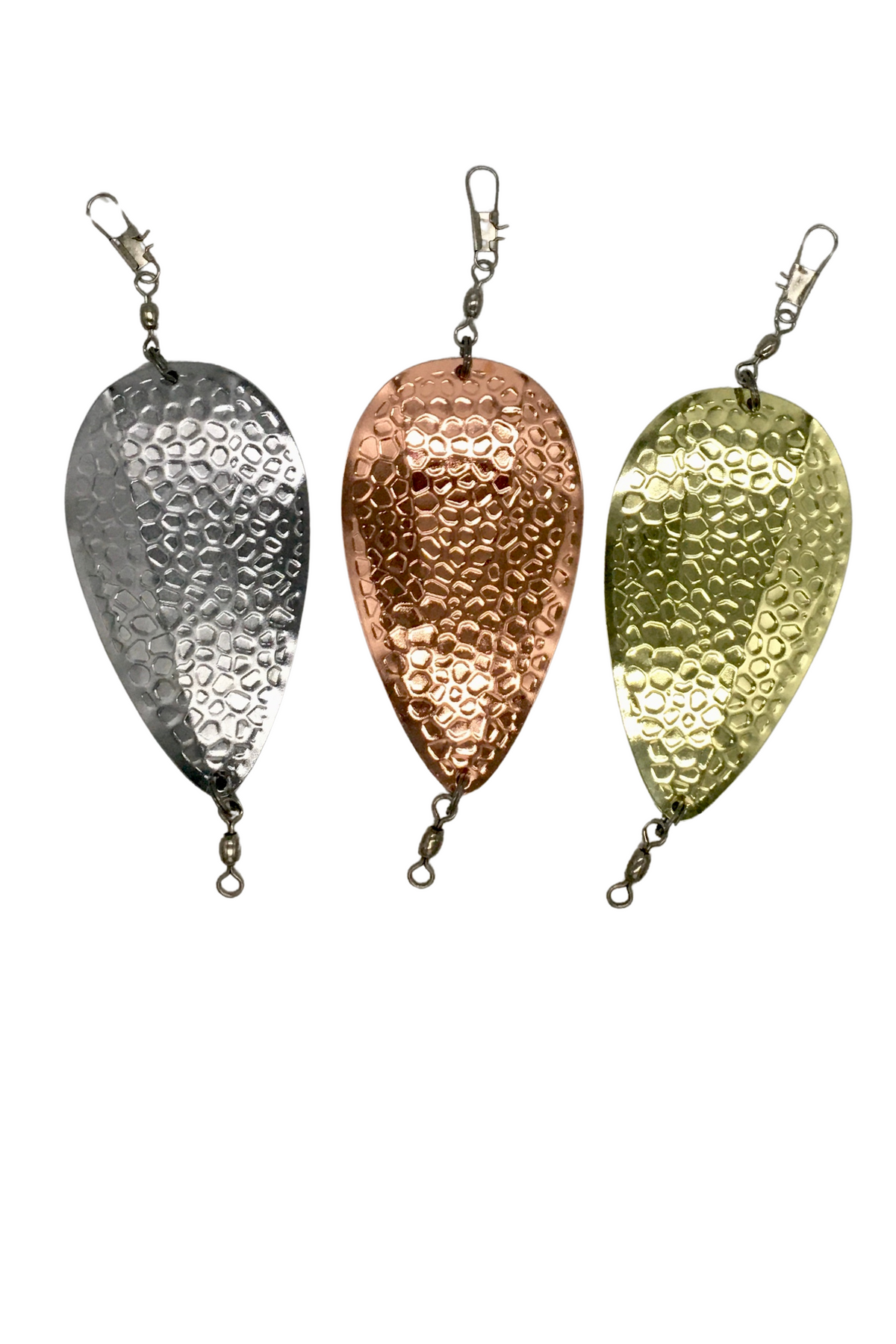 KOKOPROS® jet dodger mixed 9-pack in gold, silver and copper, alternate view 2