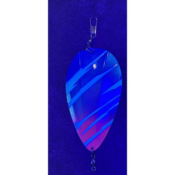 KOKOPROS® Jet Squadron  Captain Jet Red , White, Blue Airbrushed Jet Dodgers 4 1/2-inch  Kokanee Salmon Fishing