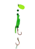 KOKOPROS® UV micro shrimp #10, bright green chartreuse, spinner blade