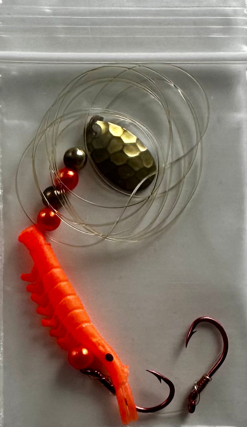 KOKOPROS® Shrimp, Shrimp, Shrimp ready-to-fish kit, 36 count, #1 Orange shown