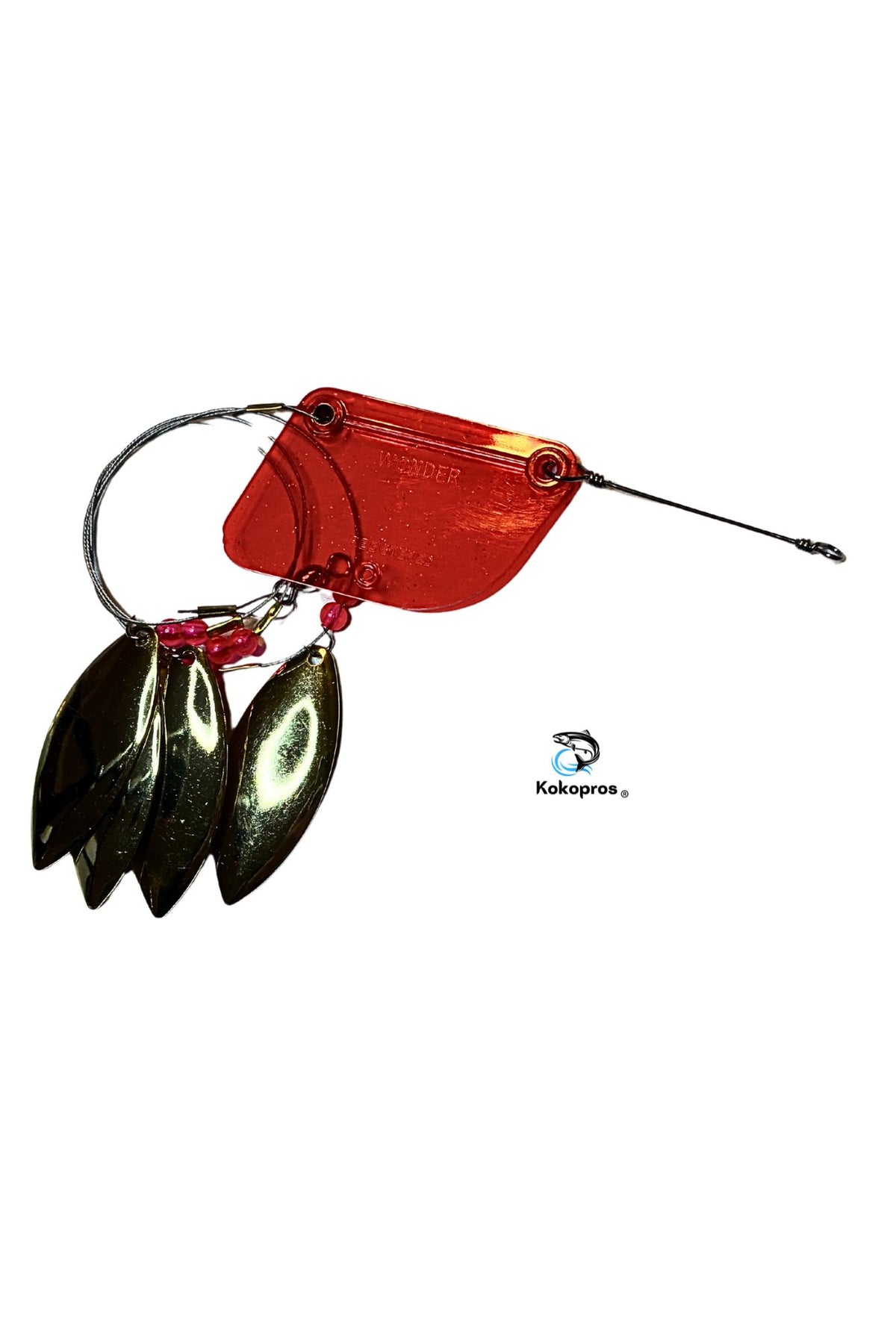 KOKOPROS® willow leaf trolling gear, 4-pack, alternate view 3