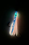 A+ Luminous Micro Hoochie #09  Premium Purple and Pink w/Nickle Spinner Blade- 5cm