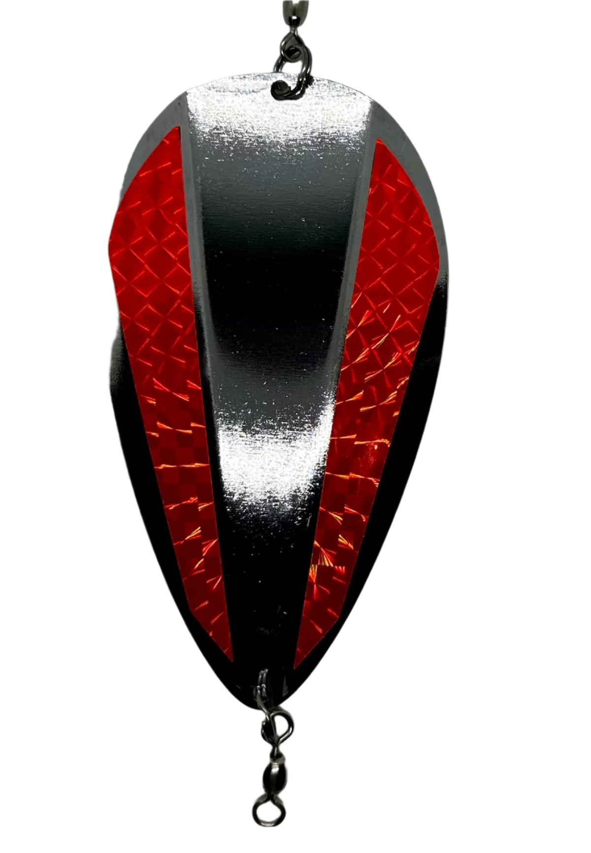 KOKOPROS® bright red reflective sidebar stickers for jet dodgers, twin pack, alternate view
