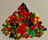 Size 5mm Assorted Colored Beads (100-PACK) $2.99- Best selection on line