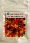 Size 5mm Assorted Colored Beads (100-PACK) $2.99- Best selection on line