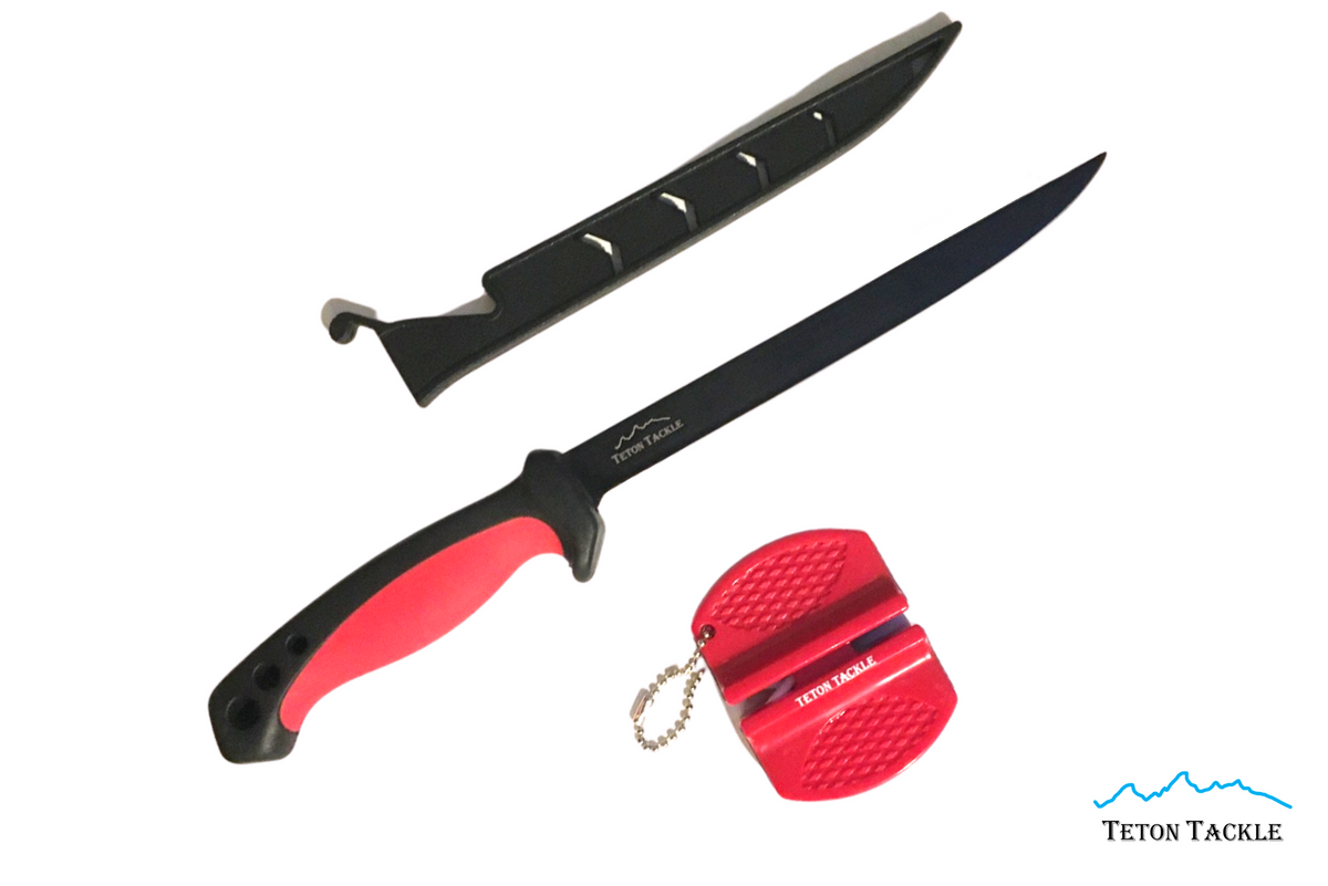 KOKOPROS® red 7-inch kokanee fillet knife