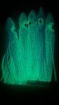 5cm Luminous Squid Skirts 5-pack- #9 Blue Magic (They're actually 6cm)