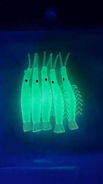 Shrimp - Luminous Micro Shrimp (5-pack) #13 Ghost White