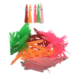 MICRO LUMINOUS 4.5cm Squid Skirts - Assorted - 60 Pack