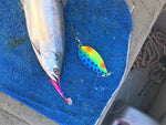 A+ Hoochie - PINK & PURPLE with NICKEL Spinner Blade